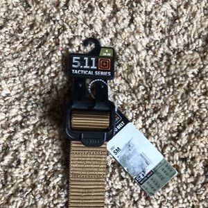 Men's 5.11 Tactical 1.5" Trainer Belt - Small 28-30 - Khaki